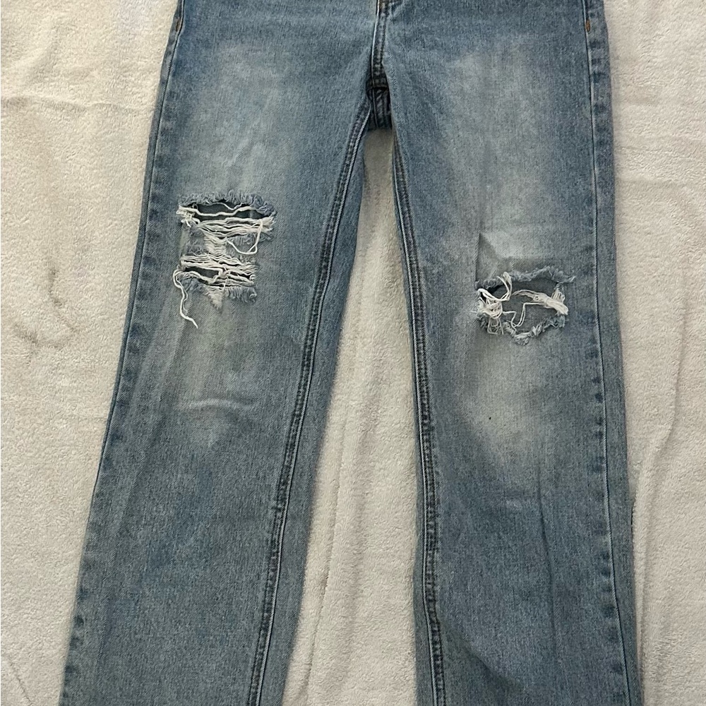 BDG Blue Slim Distressed Jeans